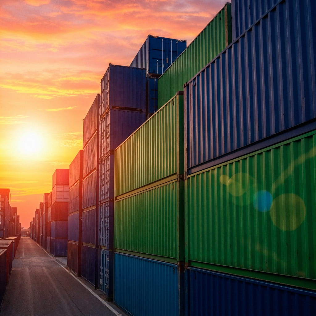 Shipping containers supporting global tobacco logistics